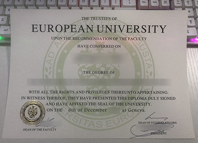 Buy fake EU Business School diploma