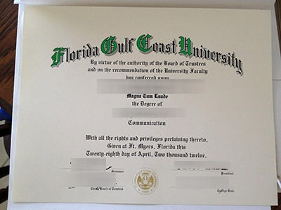 Buy fake FGCU diploma