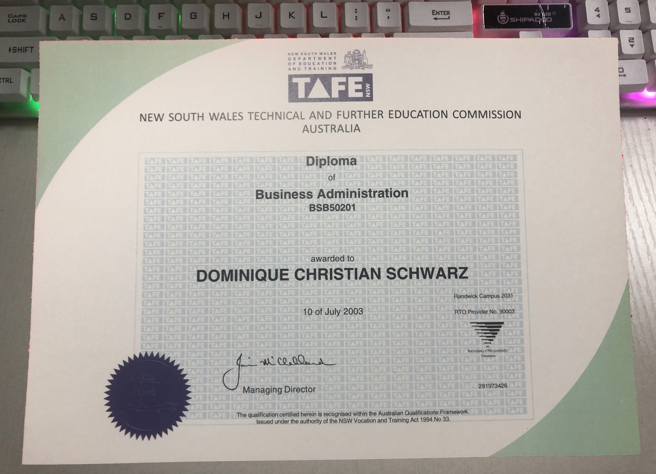 Buy fake TAFE NSW Diploma