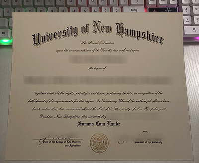 Buy fake UNH Diploma
