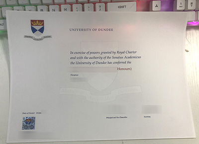 Buy fake University of Dundee diploma