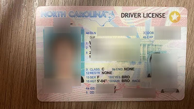 Buy fake North Carolina Driver's License