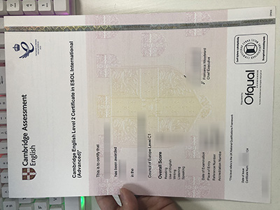 Buy Fake Cambridge English Certificate