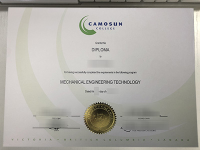 Buy fake Camosun College Diploma