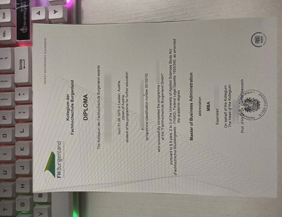 Buy fake FH Burgenland Diploma