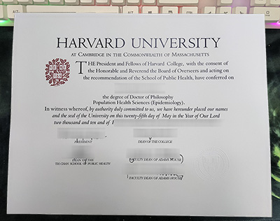 Buy Fake Harvard University Diploma