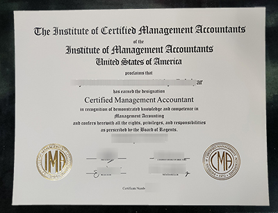 Buy fake CMA certificate