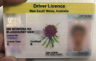 Fake New South Wales ID