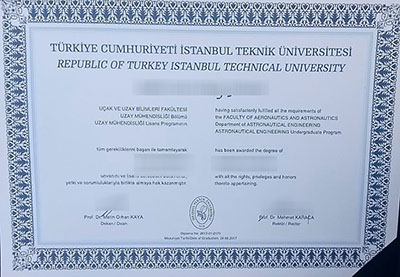 Fake Istanbul Technical University Diploma