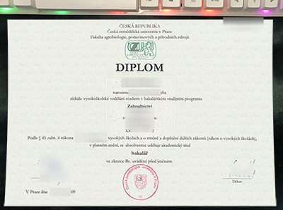 CZU Diploma