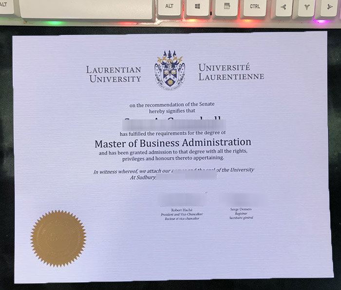 Laurentian University Diploma