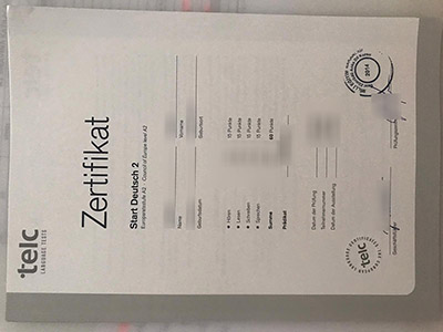 TELC A2 Certificate