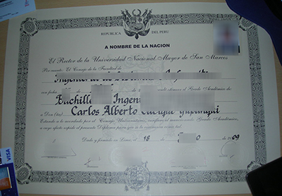 UNMSM Diploma