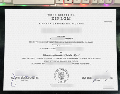 Slezská univerzita v Opavě Diploma