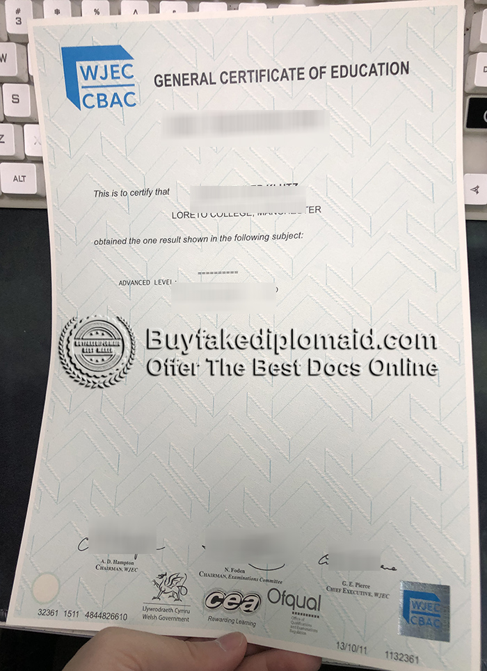 WJEC Certificate