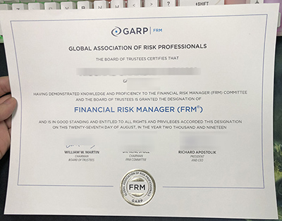 GARP Certificate