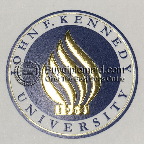 John F. Kennedy University Diploma seal
