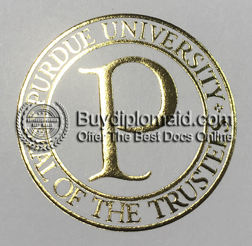 Purdue University Diploma seal