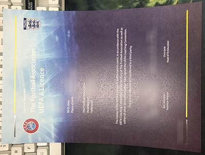 UEFA coaching licences Certificate