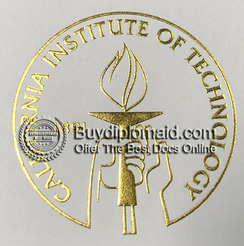 Caltech Diploma seal