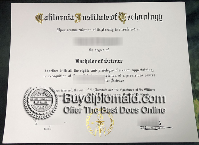 Caltech Diploma