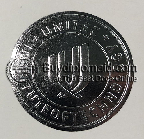 Unitec Institute of Technology Degree seal