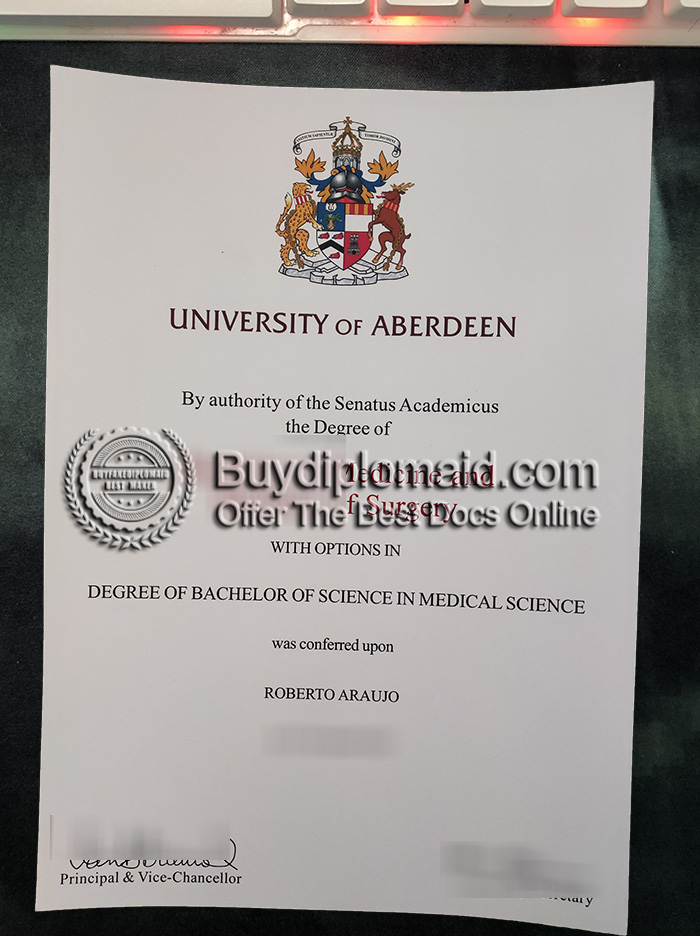 University of Aberdeen Degree