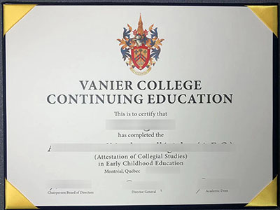 fake Vanier College degree