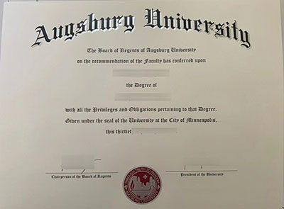 Augsburg degrees