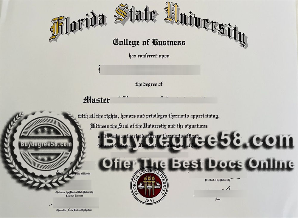 Florida State University degree