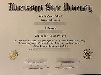 Mississippi State University diplomas