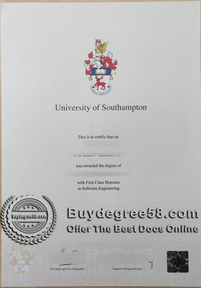 Southampton degrees