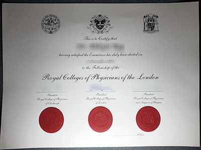 fake Royal College of Physicians certificate