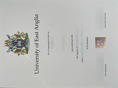 fake University of East Anglia degree