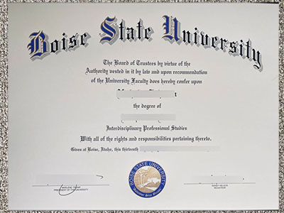 Boise State diploma